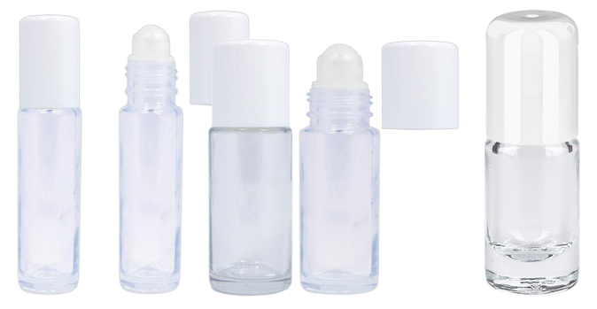 Assortimento della categoria Flaconi roll-on trasparenti