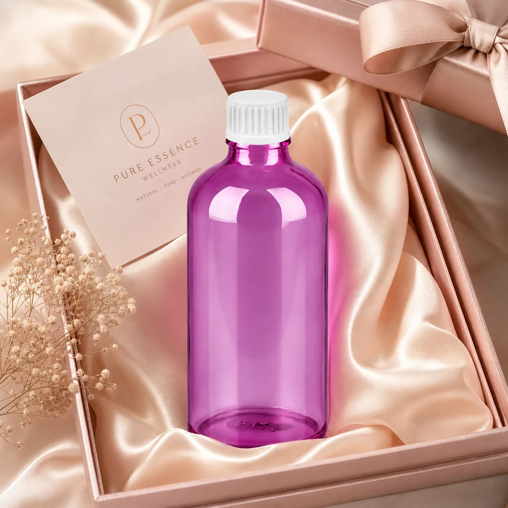 Flacone contagocce da 100 ml 0,9 mm bianco standard PurpleLine UT18/100 Flacone dosatore professionale da 100 ml con contagocce ultra-fine da 0,9 mm per un dosaggio preciso