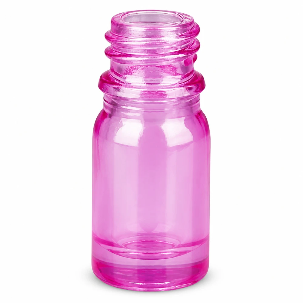 Flacone spray ricaricabile da 5 ml di colore rosa trasparente per tonico e tonico per il viso