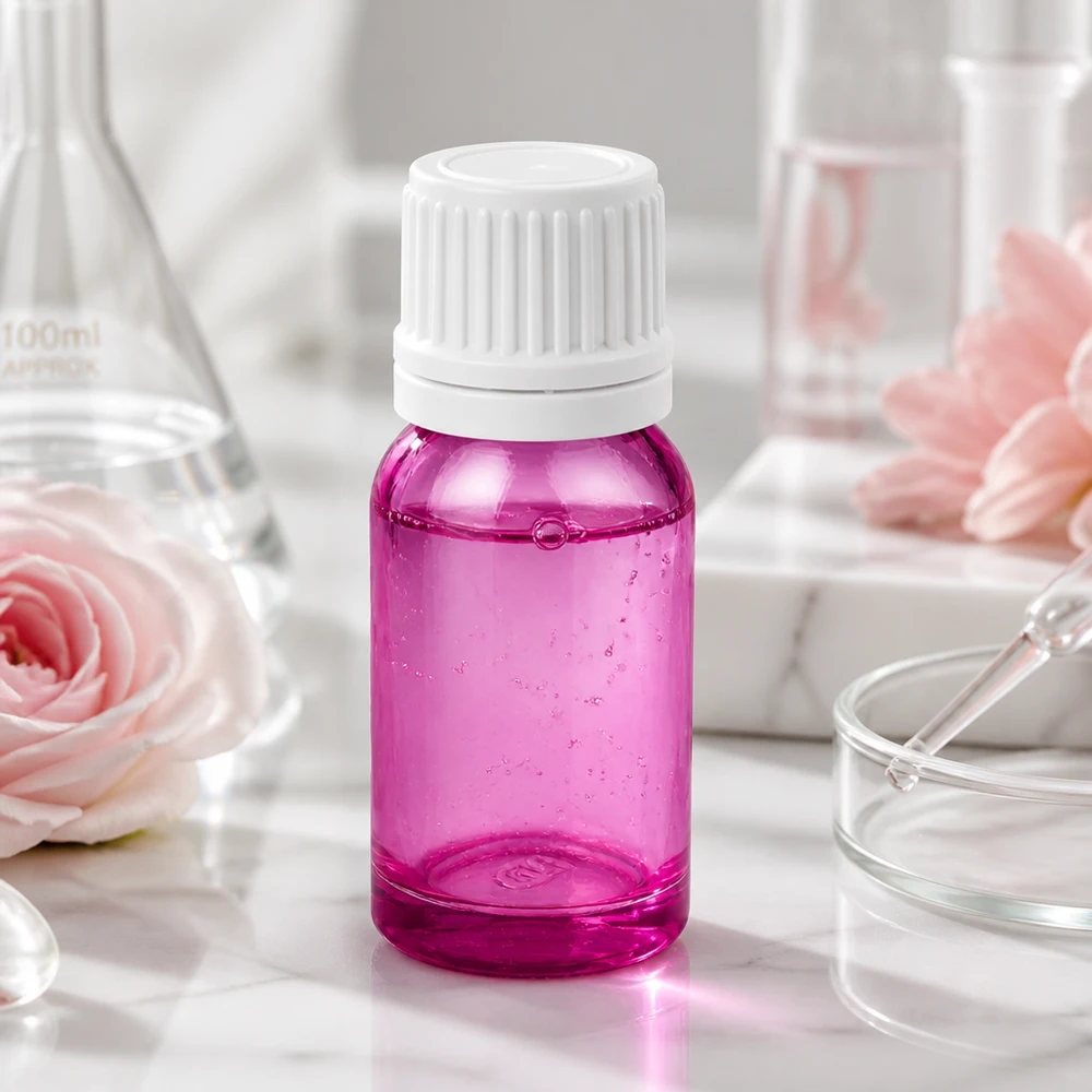 Flacone contagocce da 10 ml 0,7 mm bianco Originality tappo a vite PurpleLine UT18/10 PurpleLine flacone da 10 ml con contagocce preciso da 0,7 mm per farmacia e aromaterapia UT18/10