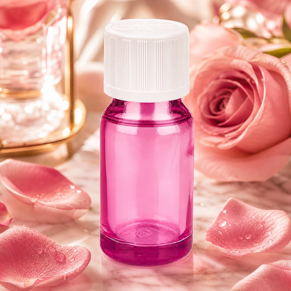 Flacone contagocce da 10 ml 1,2 mm bianco standard a prova di bambino PurpleLine.UT18/10 Pratico flacone contagocce viola da 10 ml con tappo a prova di bambino