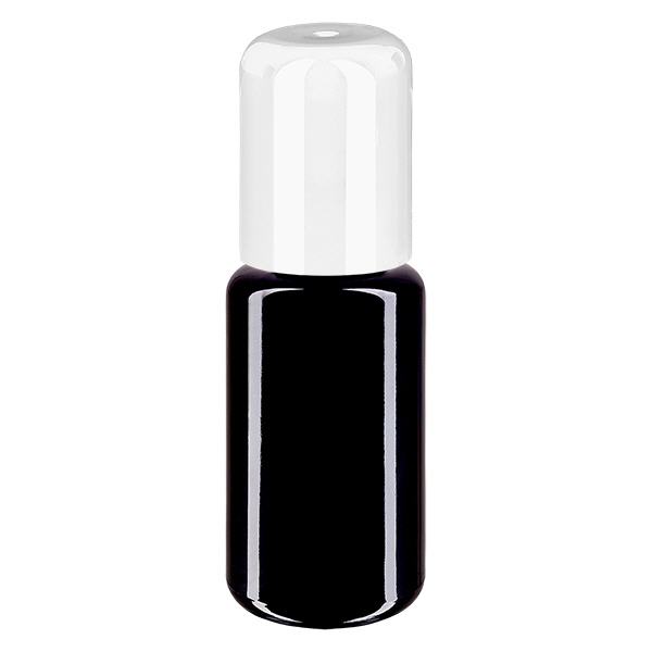 Flacone per deodorante stick in vetro viola 20 ml, roll-on vuoto Flacone per deodorante stick in vetro viola 20 ml, roll-on vuoto