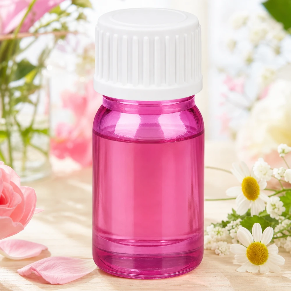 Flacone da laboratorio viola da 5 ml con preciso sistema di contagocce da 0,9 mm per applicazioni farmaceutiche