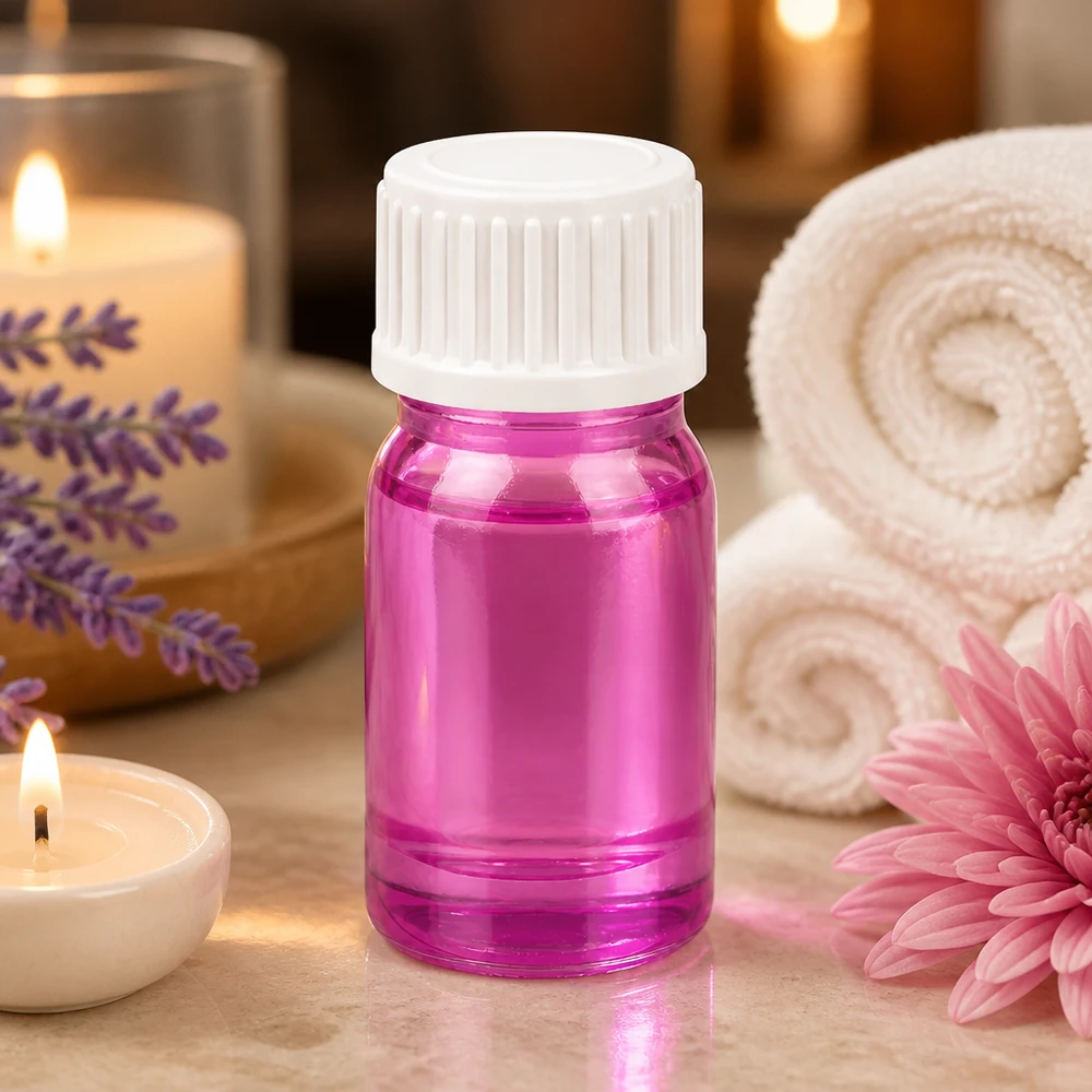 Flacone contagocce da 5 ml 0,9 mm bianco standard PurpleLine UT18/5 Flacone contagocce STD da 5 ml PurpleLine viola trasparente con rilascio a goccia controllato