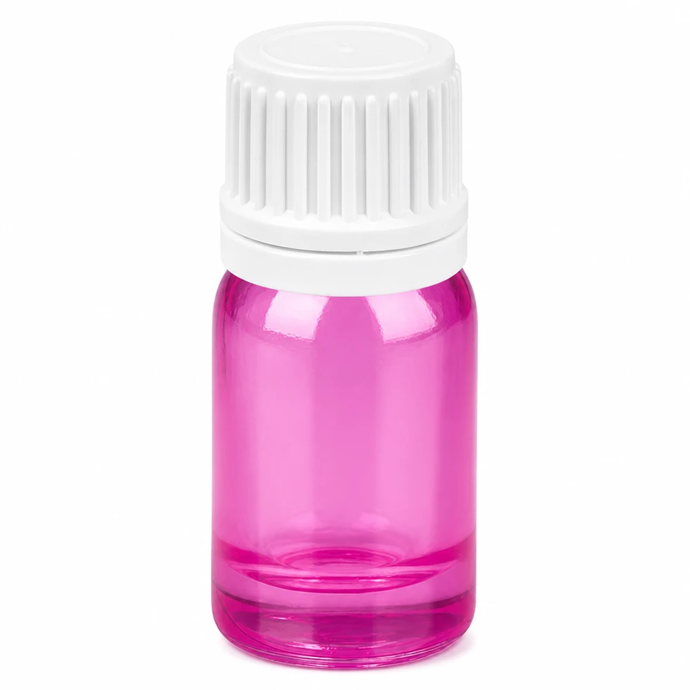 Flacone in vetro da 5 ml serie Purple Line con chiusura antimanomissione per una conservazione sicura