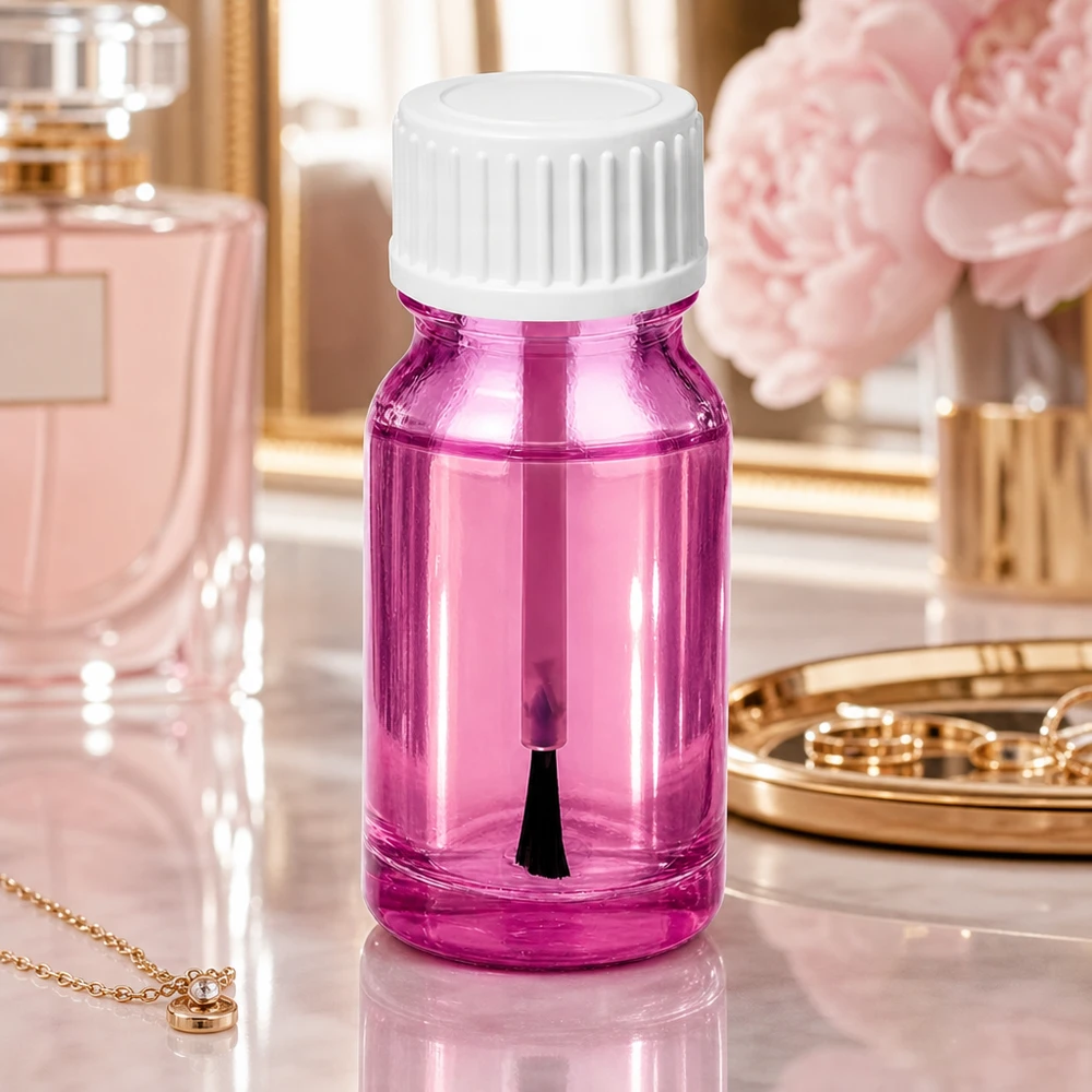 Flacone professionale per pennelli da 10 ml bianco STD PurpleLine UT18/10 per saloni di bellezza ed estetisti