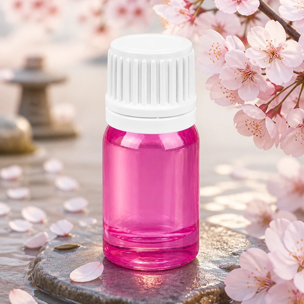 Flacone viola da 5 ml con tappo bianco ideale per cosmetici fai da te e oli automiscelati