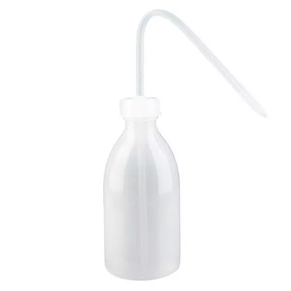 Flacone da laboratorio a collo stretto 250 ml con tappo a spruzzo Flacone da laboratorio a collo stretto 250 ml con tappo a spruzzo