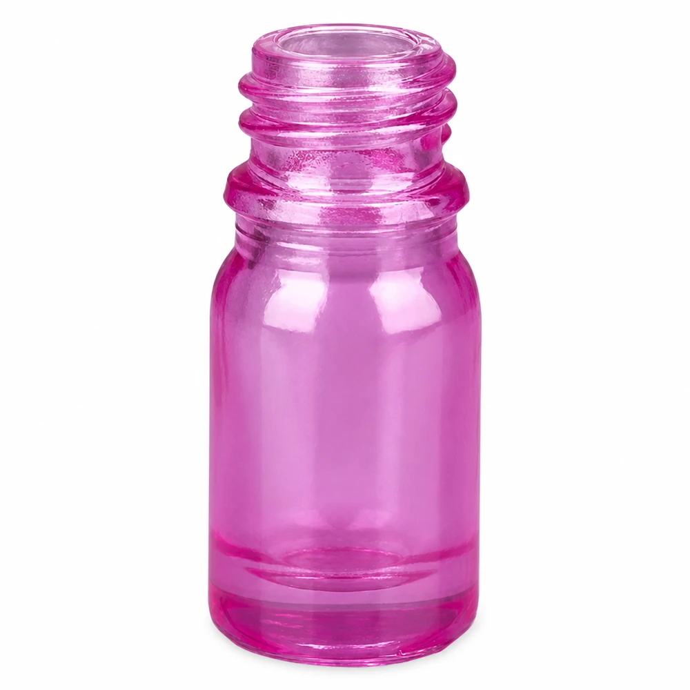 Flacone roll-on da 5 ml bianco standard PurpleLine UT18/5 Pratico flacone roll-on da 5 ml in vetro viola per l'applicazione mobile di profumi e oli.
