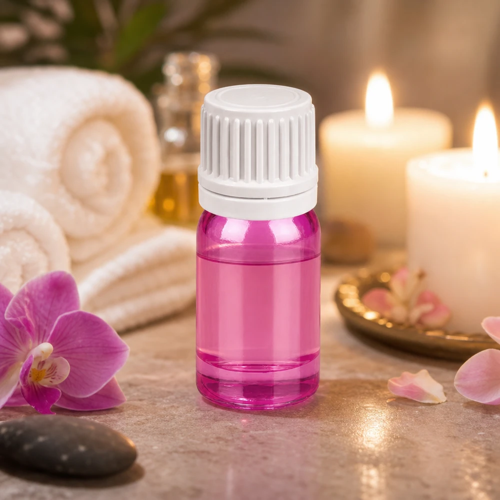 Piccolo flacone contagocce con filettatura UT18/5 per la conservazione sicura dei prodotti per il benessere 5ml