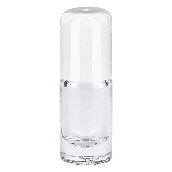 Flacone per deodorante stick in vetro trasparente 5 ml, roll-on vuoto Flacone per deodorante stick in vetro trasparente 5 ml, roll-on vuoto