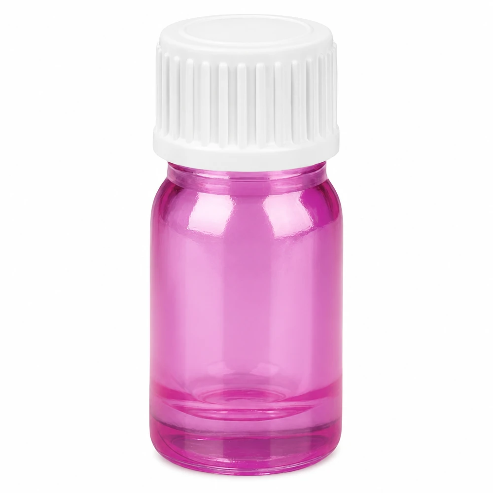 Flacone in vetro di alta qualità da 5 ml con contagocce in materiale robusto serie PurpleLine