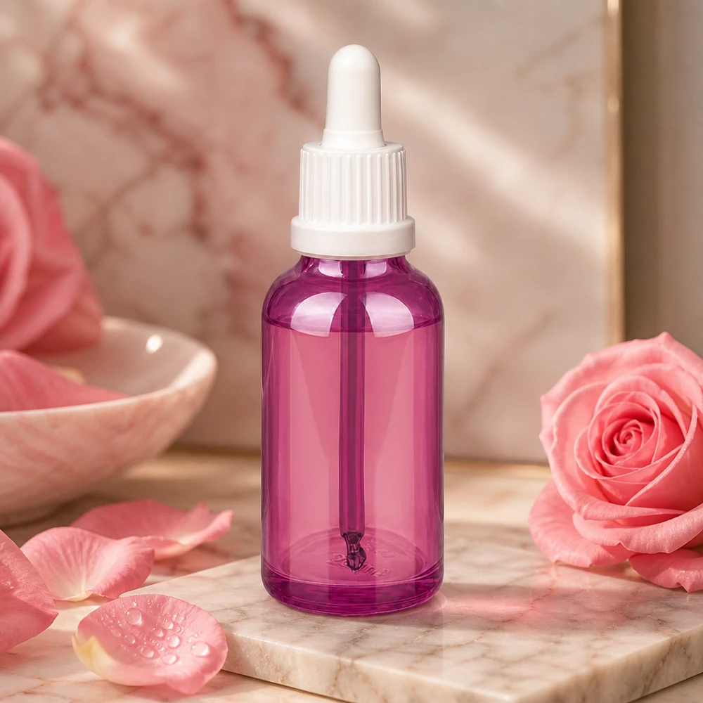 Tubo per pipette da 30 ml con design Purple Line e tappo ergonomico per una facile manipolazione