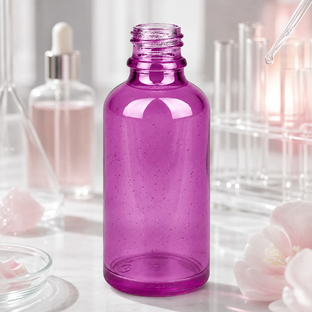 PurpleLine UT18/50 flacone da farmacia da 50 ml in vetro robusto per la conservazione sicura dei principi attivi