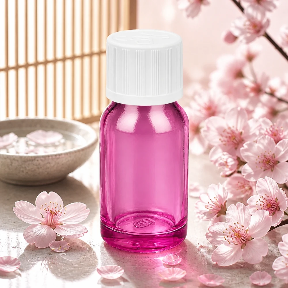 Pratico flacone in vetro da 10 ml con tappo a vite per cosmetici e miscele fai da te in casa