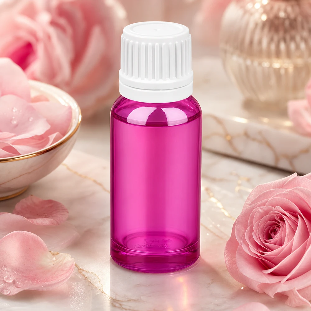 Bottiglia da 20ml tappo a vite 11mm bianco Originality tappo a vite PurpleLine UT18/20 Bottiglia professionale da laboratorio da 20 ml con tappo SV bianco per conservare gli oli in modo sicuro