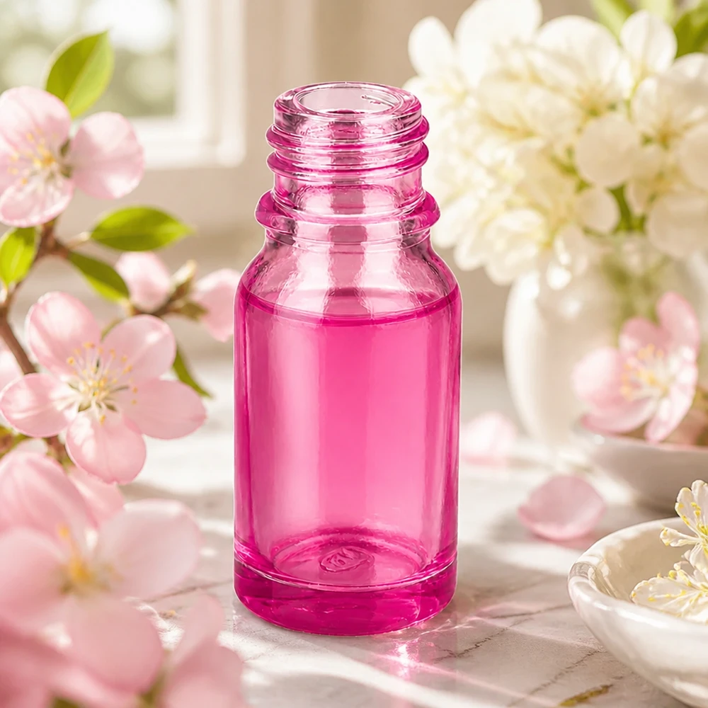 Elegante flacone da farmacia PurpleLine UT18/10 UNiTWIST da 10 ml in fucsia per prodotti di bellezza e benessere