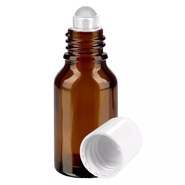 Flacone per deodorante stick in vetro marrone 30 ml, roll-on vuoto Flacone per deodorante stick in vetro marrone 30 ml, roll-on vuoto