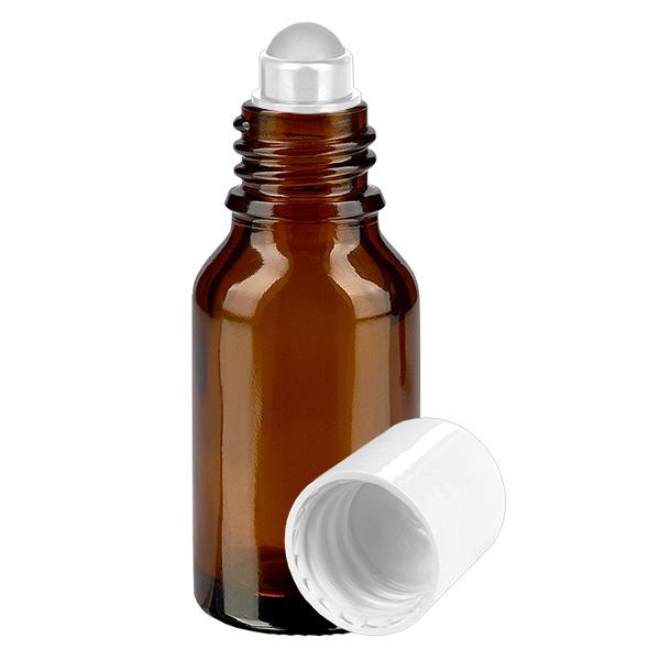 Flacone per deodorante stick in vetro marrone 30 ml, roll-on vuoto Flacone per deodorante stick in vetro marrone 30 ml, roll-on vuoto
