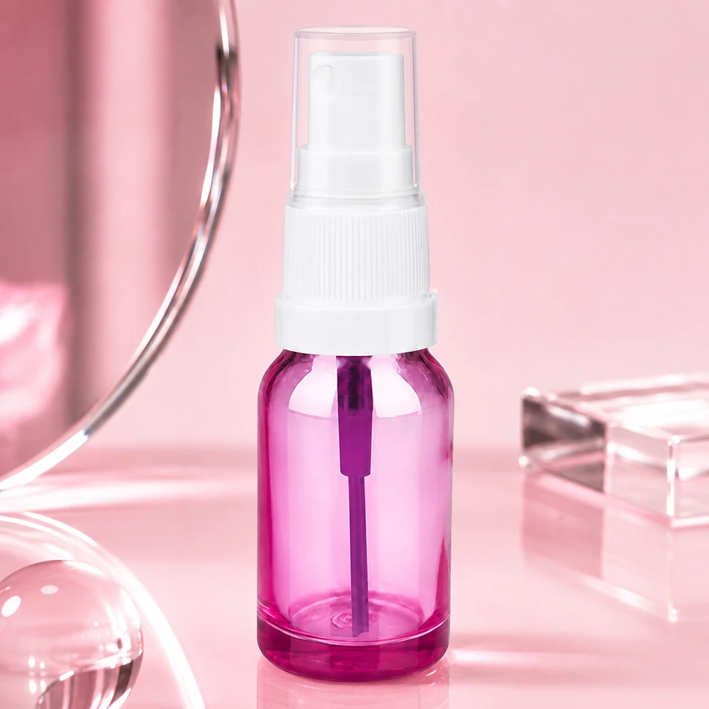 Flacone spray da 10 ml bianco/trasparente Standard PurpleLine UT18/10 Flacone spray in vetro da 10 ml della qualità Purple Line, ideale per il tonico del viso e il tonico