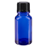 Flacone da farmacia 10 ml colore blu con tappo contagocce standard 1 mm colore nero Flacone da farmacia 10 ml colore blu con tappo contagocce standard 1 mm colore nero