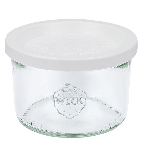 Weck Coperchi Salvafreschezza Originali RR60 – 5 Pezzi, Plastica Alimentare, Per Barattoli Con Bordo Rotondo Da 6 Cm