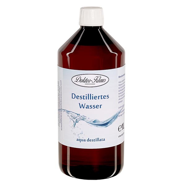 Destilliertes Wasser - Aqua dest 1 Liter