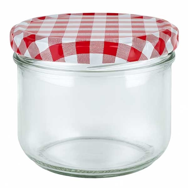 Bicchiere da 260 ml + coperchio BasicSeal rosso/bianco UNiTWiST