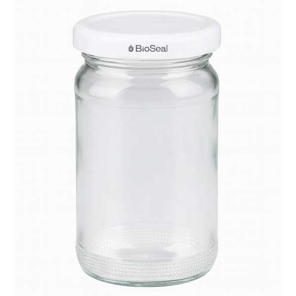 UNiTWIST Runda 110 ml con tappo Twist-Off TO48 bianco