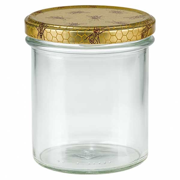 Bicchiere da 350 ml + coperchio BasicSeal a nido d'ape UNiTWiST