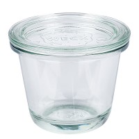 Barattolo da 80 ml con coperchio in vetro WECK RR60 Barattolo da 80 ml con coperchio in vetro WECK RR60