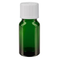 Flacone da farmacia 10 ml colore verde con tappo contagocce standard colore bianco, dispositivo di blocco per i bambini Flacone da farmacia 10 ml colore verde con tappo contagocce standard colore bianco, dispositivo di blocco per i bambini