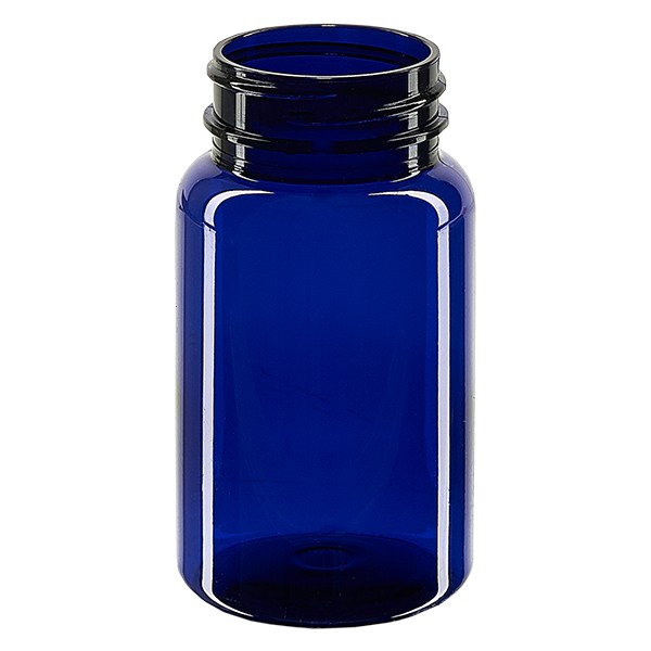 Pet-packer 100 ml colore blu cobalto apertura 38 mm senza tappo