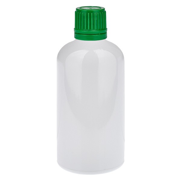 Bottiglia da 100 ml 11 mm SV verde OV WhiteLine UT18/100