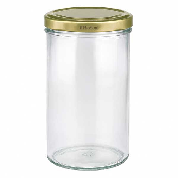 Bicchiere da 277 ml con coperchio BioSeal oro UNiTWIST