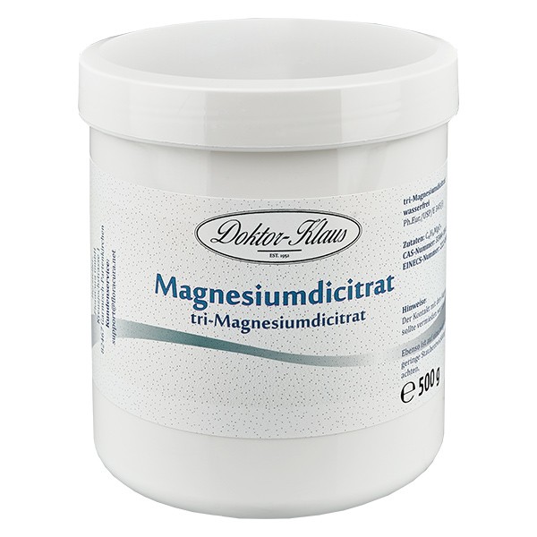 500 g di tri-magnesio dicitrato anidro Doktor-Klaus