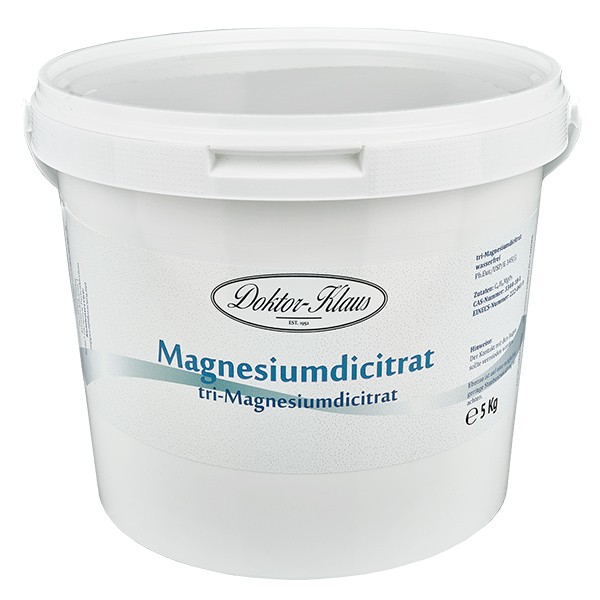 5 kg di dicitrato di magnesio triidrato anidro Doktor-Klaus