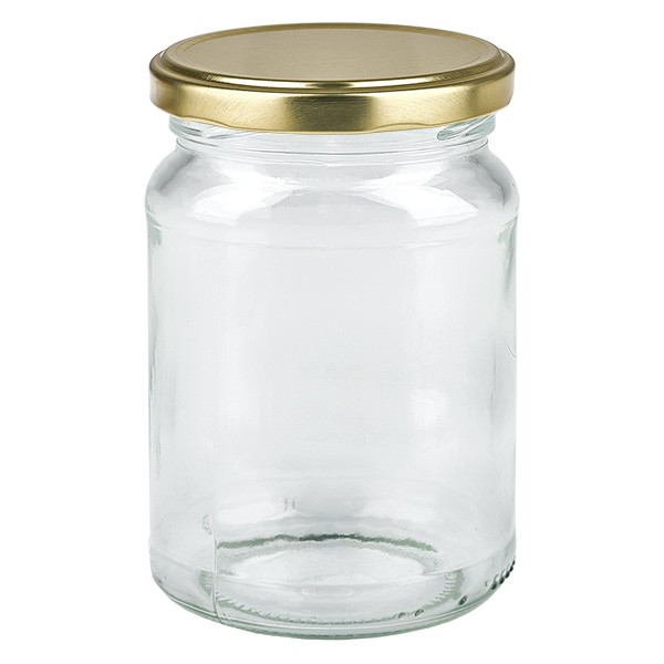 Bicchiere rotondo da 205 ml con coperchio BasicSeal oro UNiTWIST