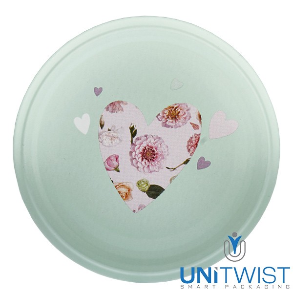 Coperchio BasicSeal da 82 mm, cuore color menta opaco (TO82) UNiTWIST®