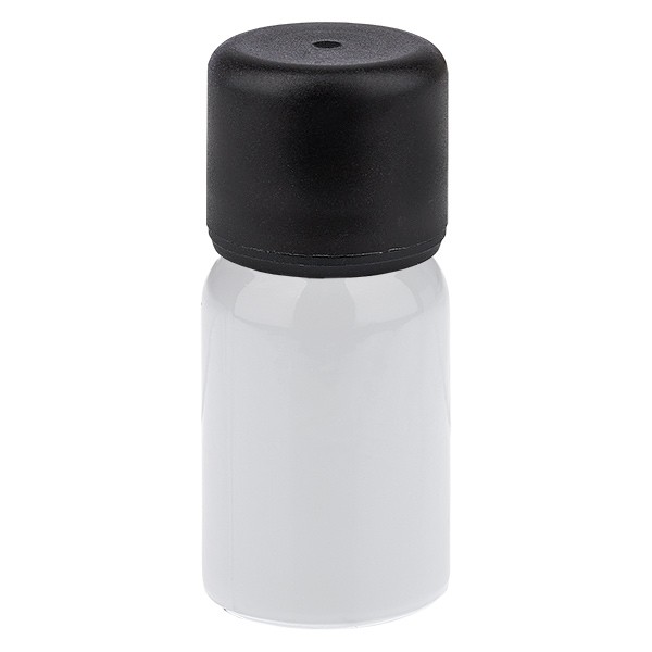 Flacone da 5 ml 6 mm SV nero OV WhiteLine UT18/5