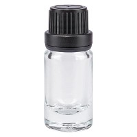 Flacone da farmacia 5 ml trasparente con tappo contagocce premium 2 mm antimanomissione colore nero Flacone da farmacia 5 ml trasparente con tappo contagocce premium 2 mm antimanomissione colore nero