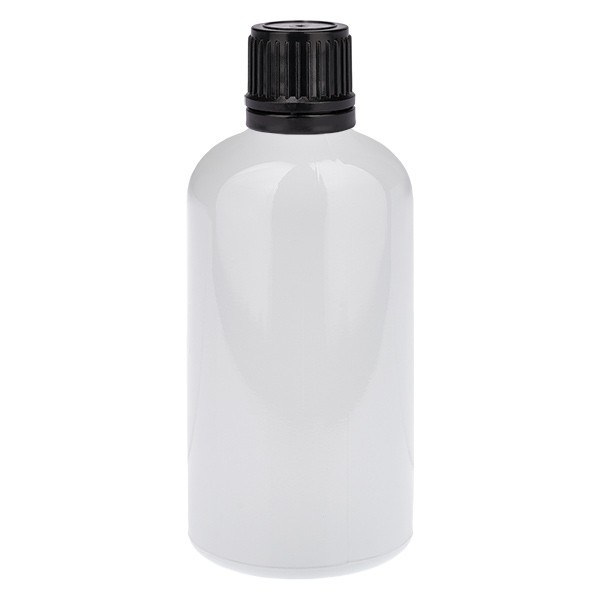 Flacone da 100 ml (Glo.).. 8 mm GR s. STD WhiteL. UT18/100