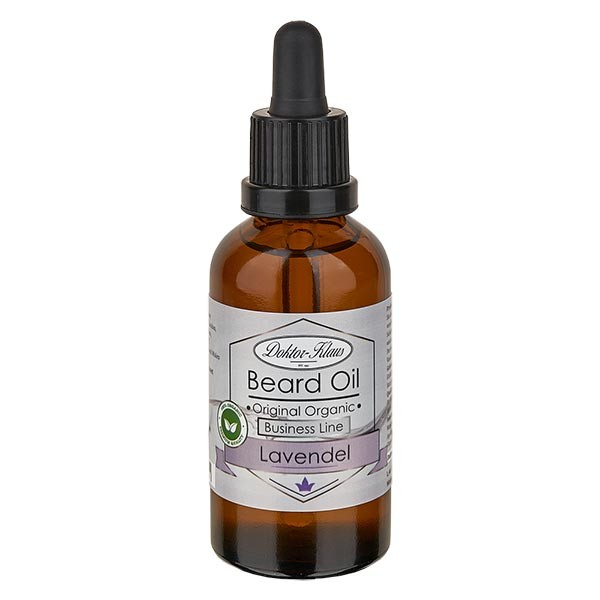 Olio da barba 50 ml lavanda Business Line (Original Organic Beard Oil) di Doktor Klaus