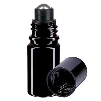 Flacone per deodorante stick in vetro viola 5 ml, roll-on vuoto Flacone per deodorante stick in vetro viola 5 ml, roll-on vuoto