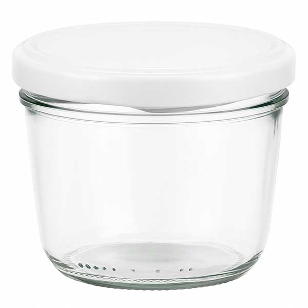 Bicchieri da 230 ml con coperchio BasicSeal bianco UNiTWiST