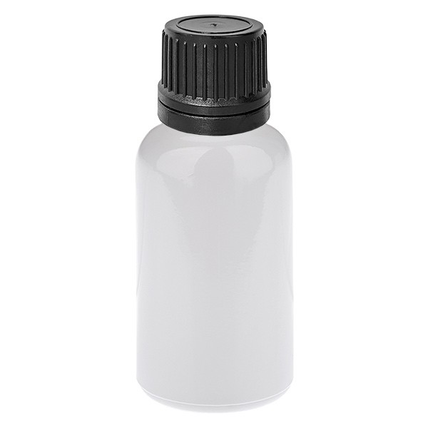 Flacone contagocce da 20 ml, 1 mm, nero, OV WhiteLine UT18/20