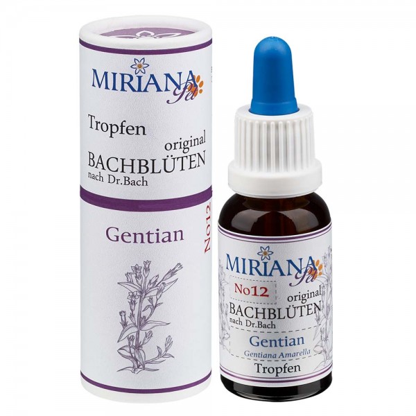 12 Gentian, 20ml Stockbottle, MirianaPet.