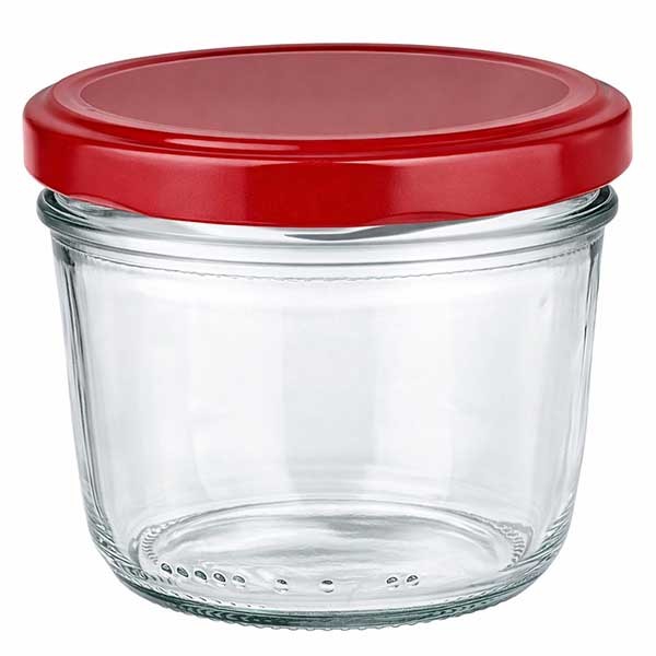 Bicchiere da 230 ml + coperchio BasicSeal rosso UNiTWIST