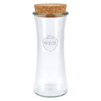Barattolo da 700 ml per gastronomia WECK RR80 con tappo in sughero naturale Barattolo da 700 ml per gastronomia WECK RR80 con tappo in sughero naturale