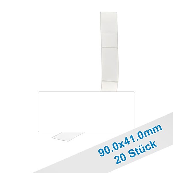 Etichette da scrivere 90,0 x 41,0 mm in confezione da 20